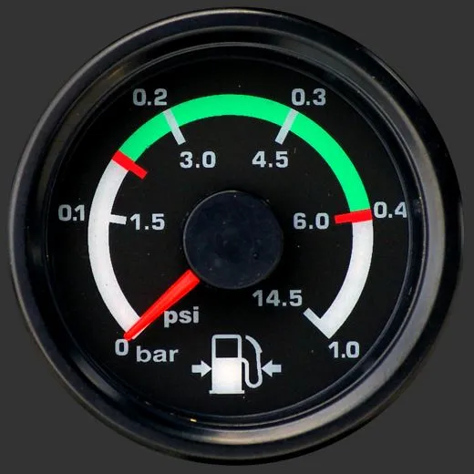 Benzindruckanzeige 1bar Ø52mm
