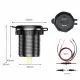 USB Einbau Steckdose mit Dual Port Quick Charge 3.0 und LED Voltmeter