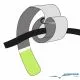 Klettband 20cm x 20mm Neongelb