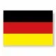 Aufkleber Deutsche Bundesflagge 14,8 x 21 cm
