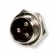 Mikrofon Einbaustecker 3-polig