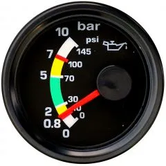 Öldruckanzeige 10 bar Ø 52mm