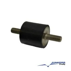 Gummi-Metall-Puffer / Schwinggummi 30,0 mm x 30,0 mm M8 x 23 mm