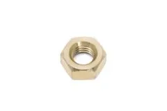 Mutter M3 DIN 934 Messing blank